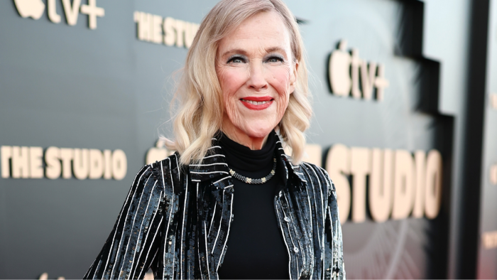 Catherine O’Hara and Eugene Levy sharing a heartfelt moment at an event