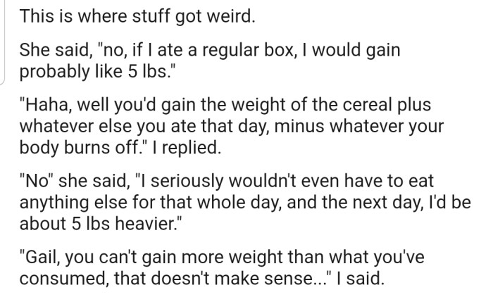 This is where the conversation started getting awkward