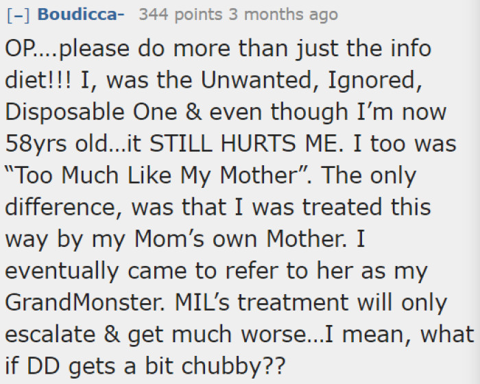 Things can only get worse, so it's better for the OP to start protecting herself and her daughter from her MIL.