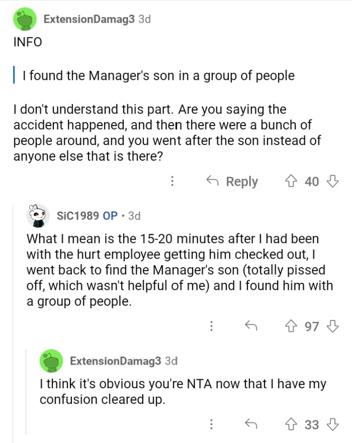 There must be detailed information for a better understanding.