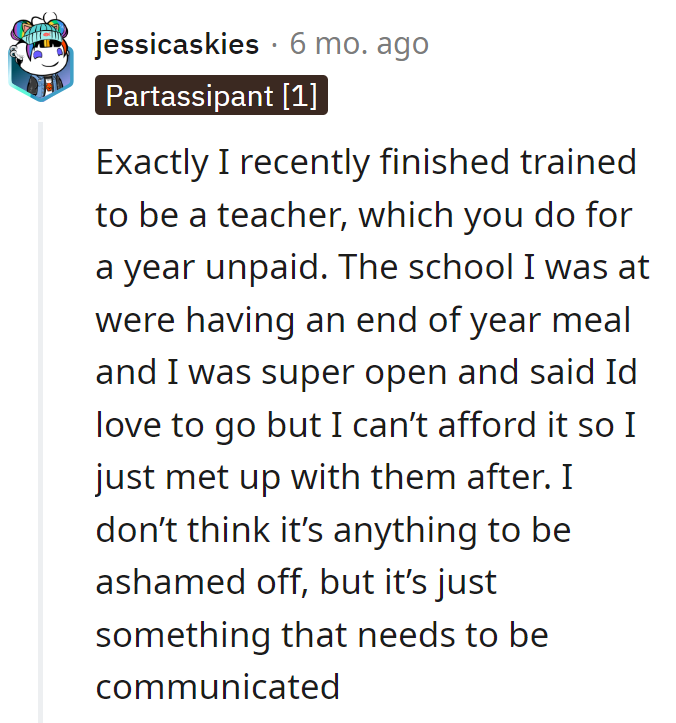 Lesson learned: communicate, not cash out!