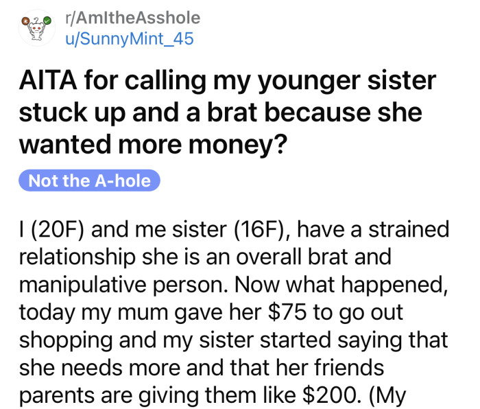 Here's the original post by Reddit user u/SunnyMint_45: