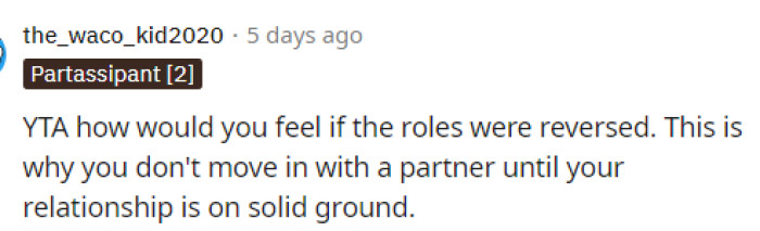 She should think about if the roles were reversed, but she may have reached out to him regarding it if she knew that it was coming up soon.