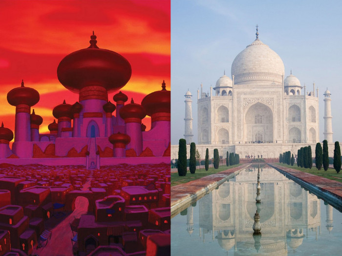 6. Aladdin's Agrabah Is Based On The Taj Mahal