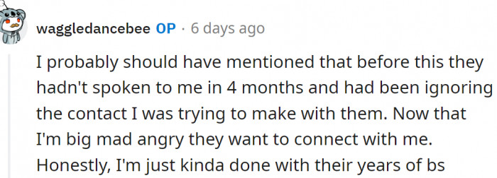 OP shared some additional information