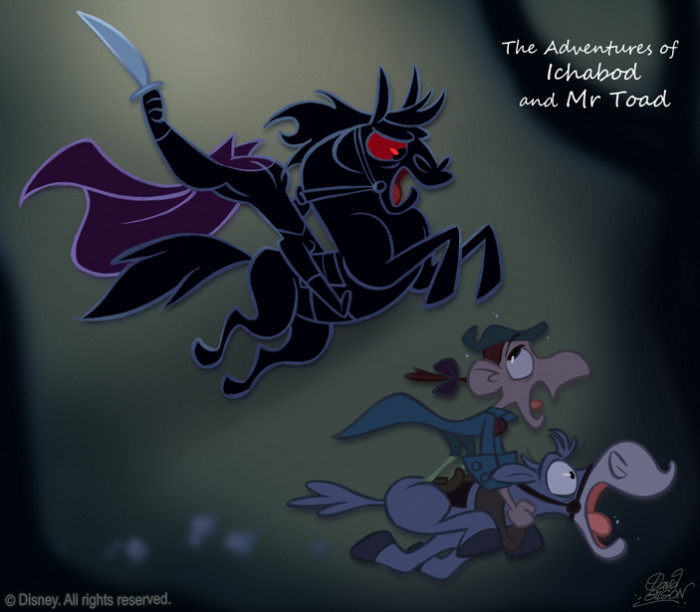 8. The Chibi Style Version of The Adventures of Ichabod and Mr. Toad