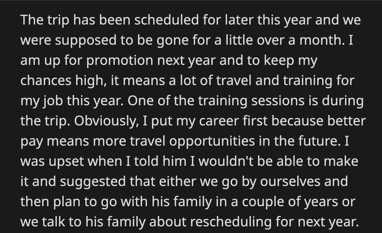 OP ignored her boyfriend's wishes. She created a group chat with his siblings and explained the situation and the discussion she had with her boyfriend.