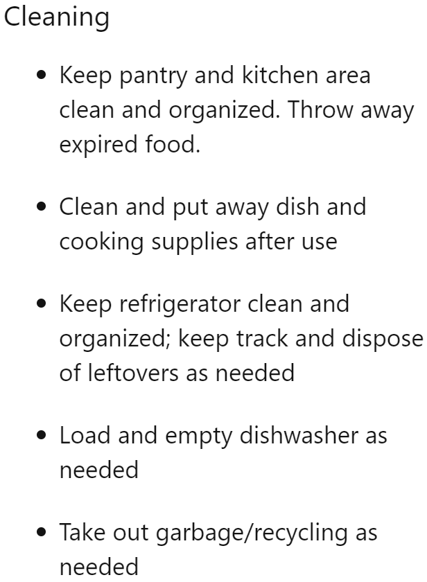 These are starting to gear away from the chef role.