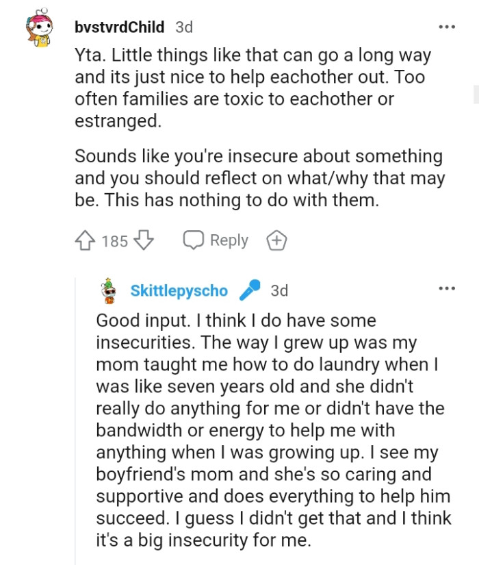 Sounds like the OP is insecure about something, and she should reflect on it