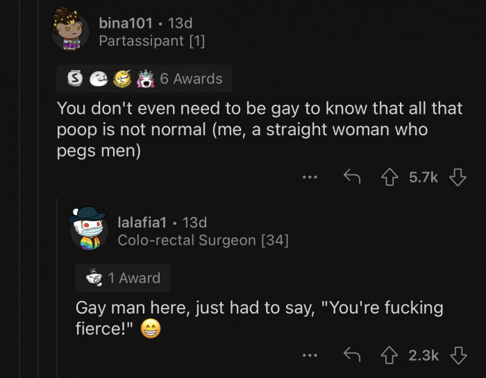 You don't have to be gay to know that.