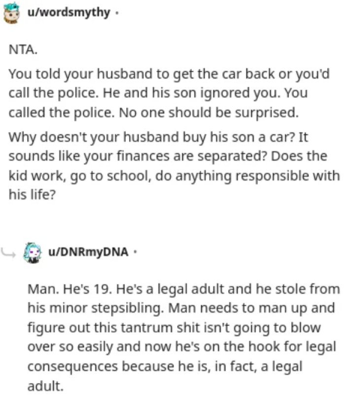 Why is the husband surprised when he was already warned about what's going to happen?