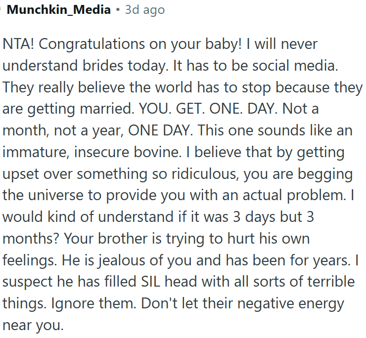 OP Should Ignore Them.