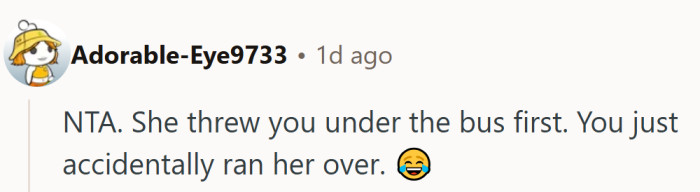 Sometimes karma doesn’t drive the bus—it just happens to be in the passenger seat.