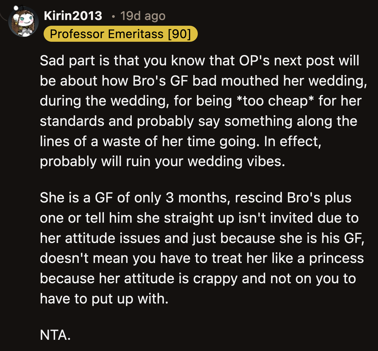 If there is this much drama before the wedding, OP might want to reconsider Mary's presence on her special day.