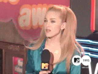 7. Moment when Courtney Love threw makeup at Madonna