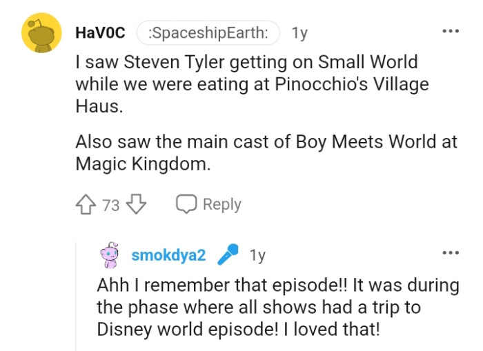 16. This Redditor also says they met Steven Tyler