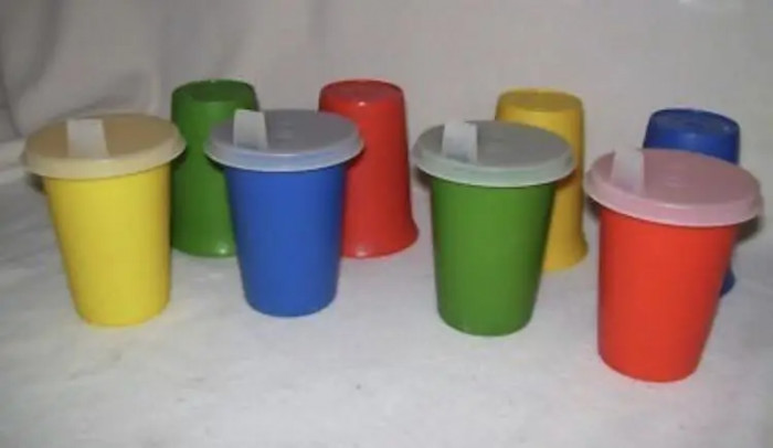 38. Tupperware sippy cups