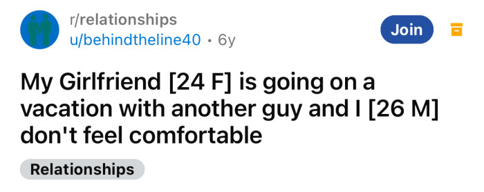 The OP shared a story about how his girlfriend's actions have been causing him concern.