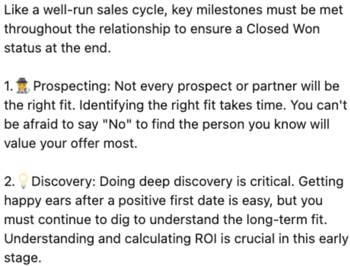Sometimes saying 'No' leads to the perfect 'Yes.' Take notes, people.