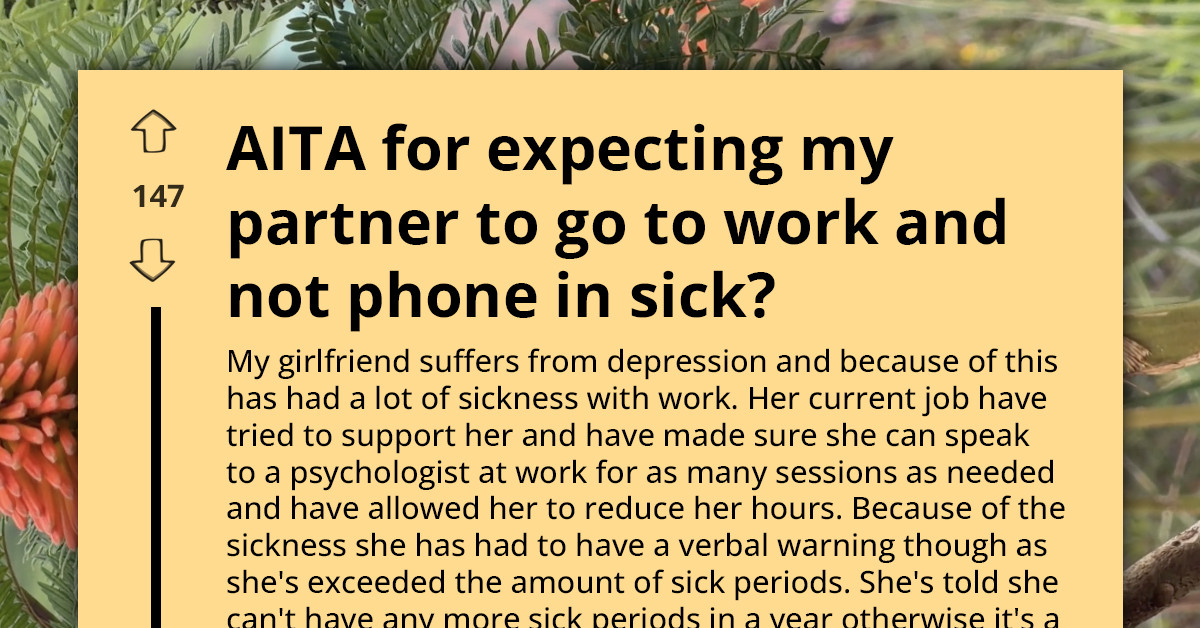 Boyfriend Accused Of Being Unsupportive After Urging Girlfriend Not To Skip Work