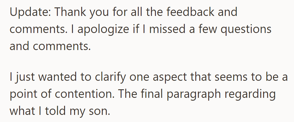 An update from OP...