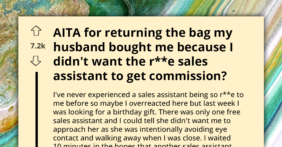 Woman Returns Gift From Husband Because Sales Assistant He Purchased It From Was Rude