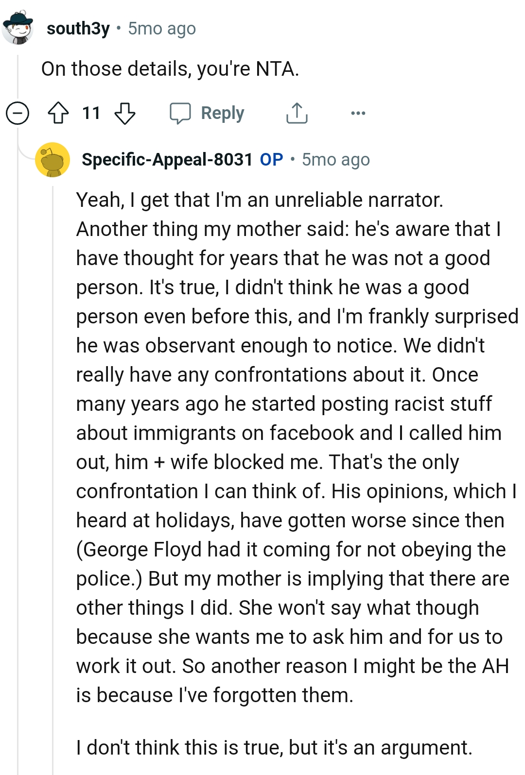 His opinions have gotten worse