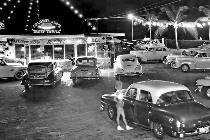 Diner Drive-In In Los Angeles, 1950s