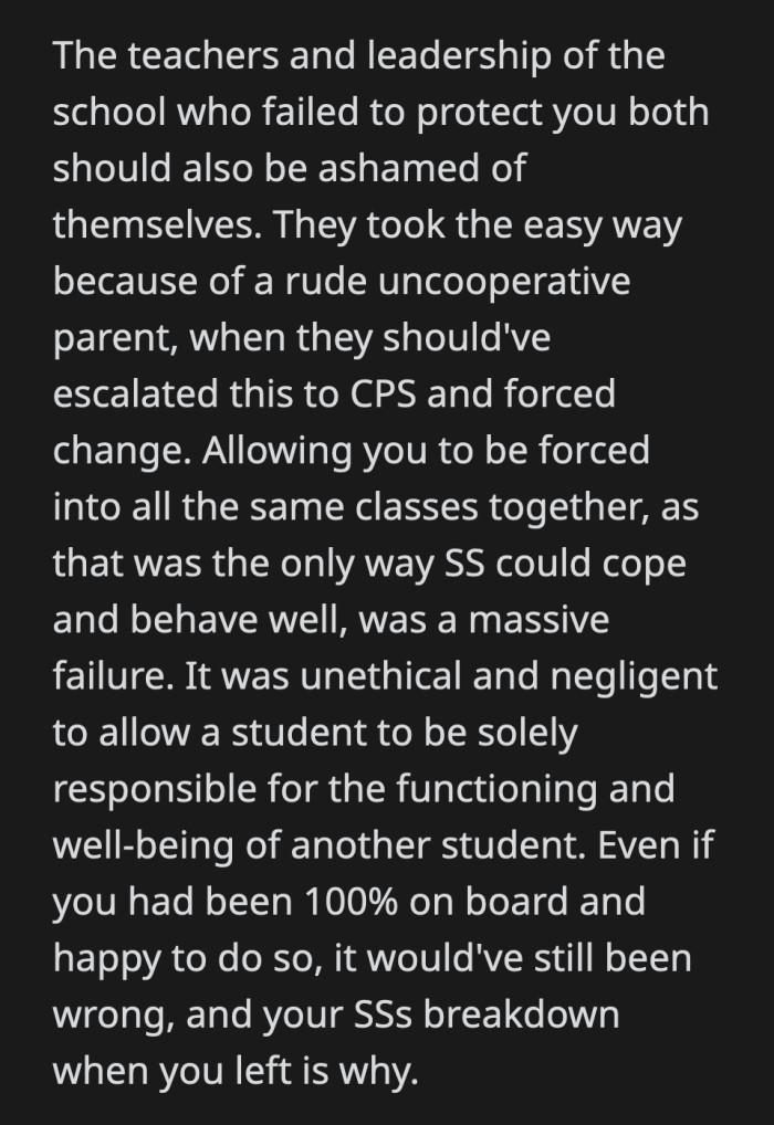 Even If OP Was a Willing Caregiver to Her Stepsister, What Happened Would Have Still Been Wrong