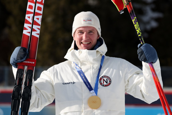 Olympian Lægreid emotional on live TV, acknowledging infidelity controversy and apology