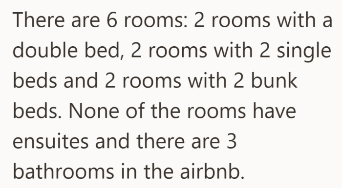 Plenty of space overall, yet some rooms were far more desirable than others.