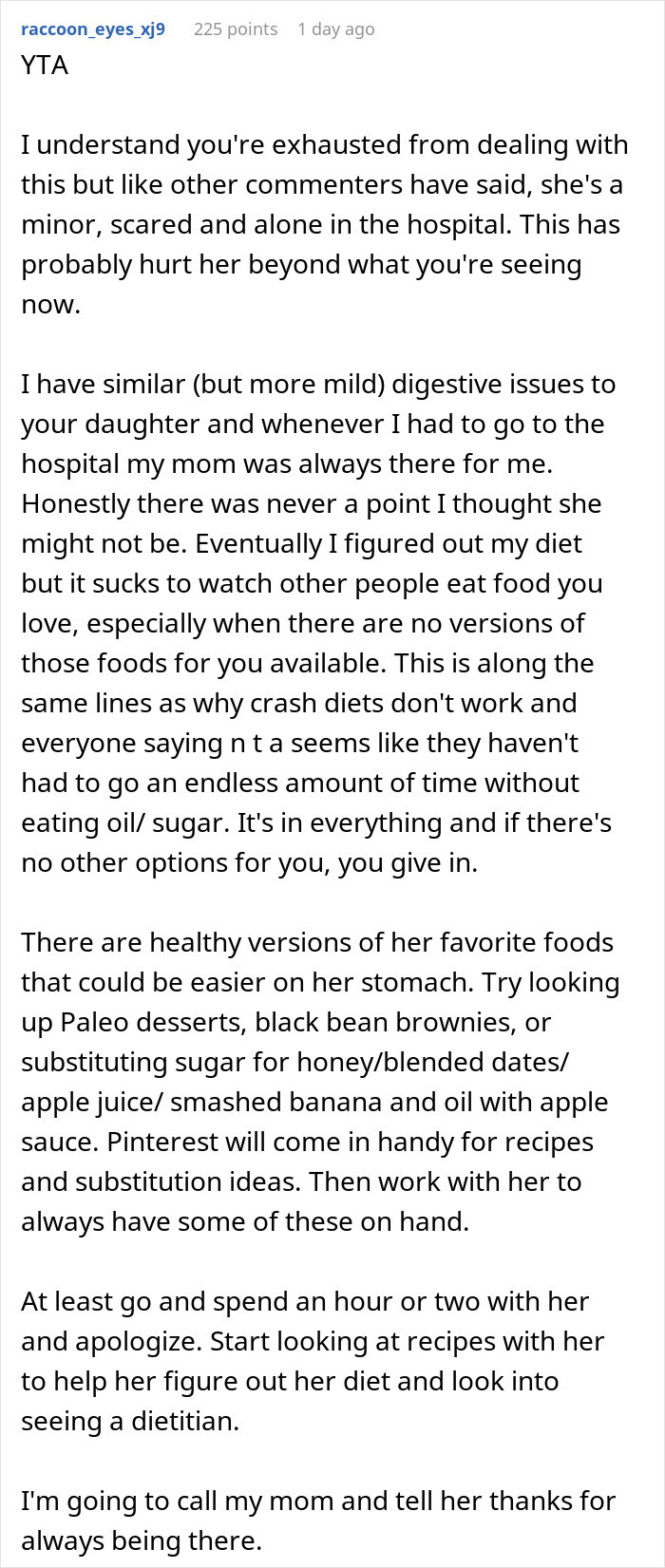 There was never a point