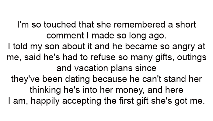 I told my son about it, and he became so angry.