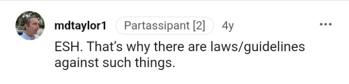 That's why there are laws