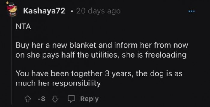 O..kay. A different opinion on this situation really.