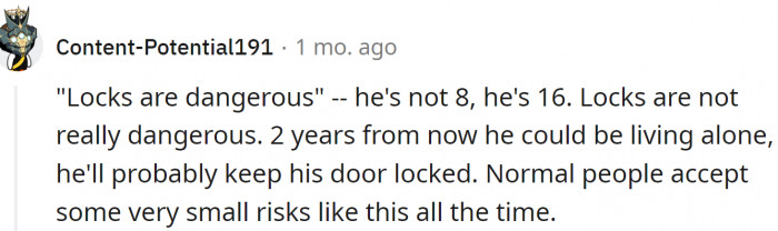 This is a good point: