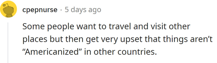 One Redditor suggested it might be due to different standards