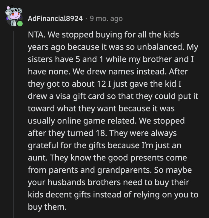 OP has her own baby to worry about now. Her husband's brothers are adults and can deal with their own feelings.
