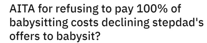 Here is the OP's dilemma: