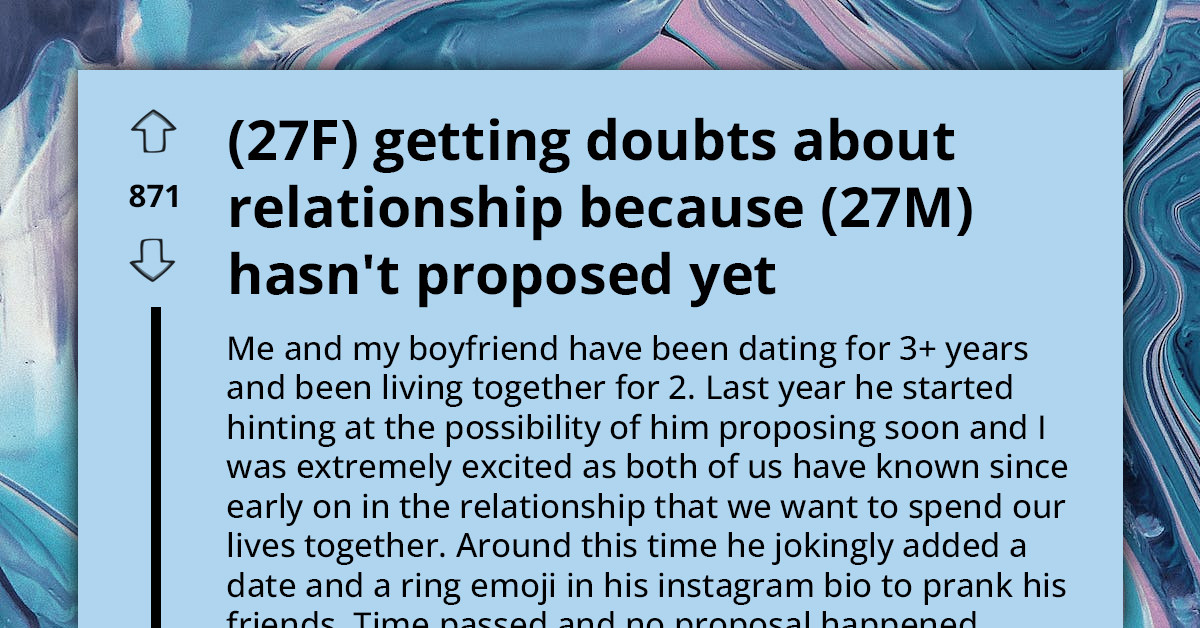 Boyfriend's Repeated Proposal Hints Turn Into A Running Joke On Instagram, Leaving Girlfriend To Decide Whether To Wait For A Ring Or Just Break It Off