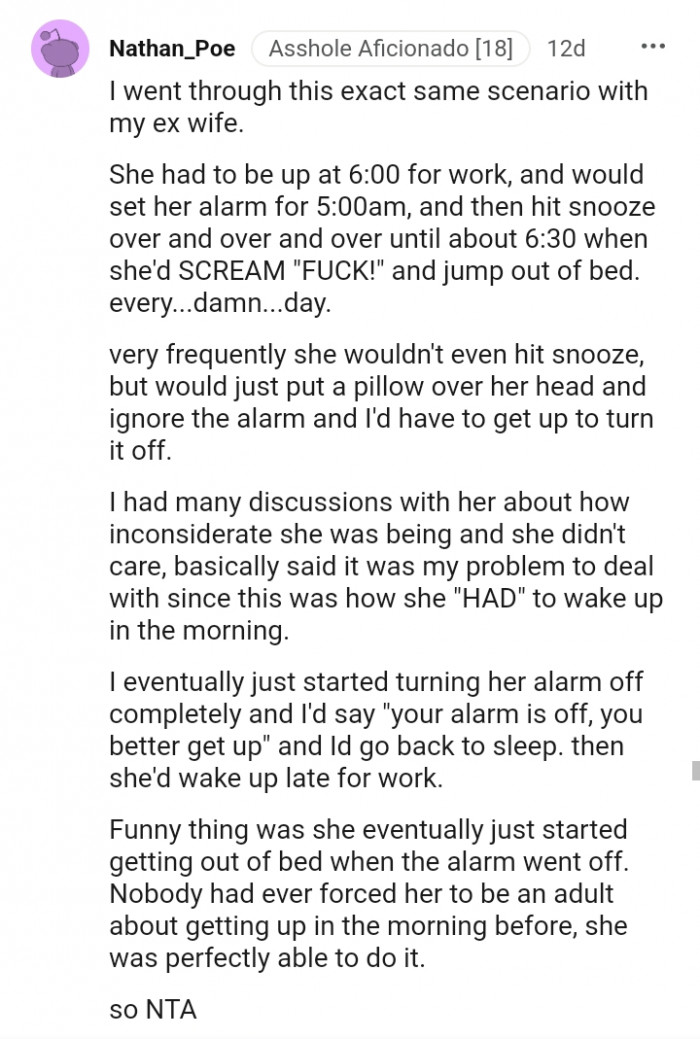 This Redditor has a similar story to share