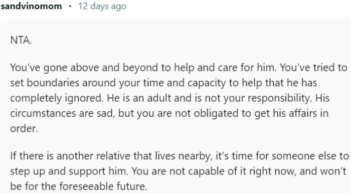 You did your absolute best