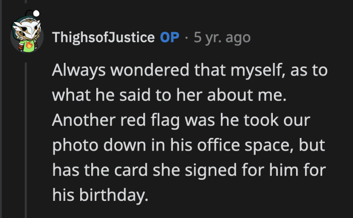 He already replaced you, OP. He's just too scared to let go in case the other girl doesn't want a relationship with him.