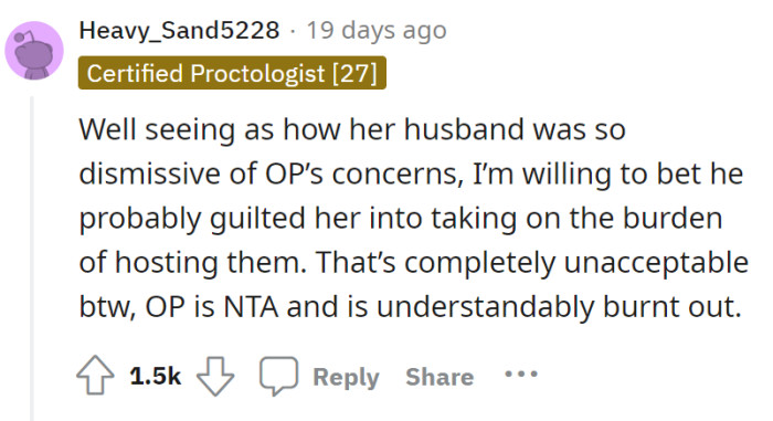 OP really needs a break for sure.