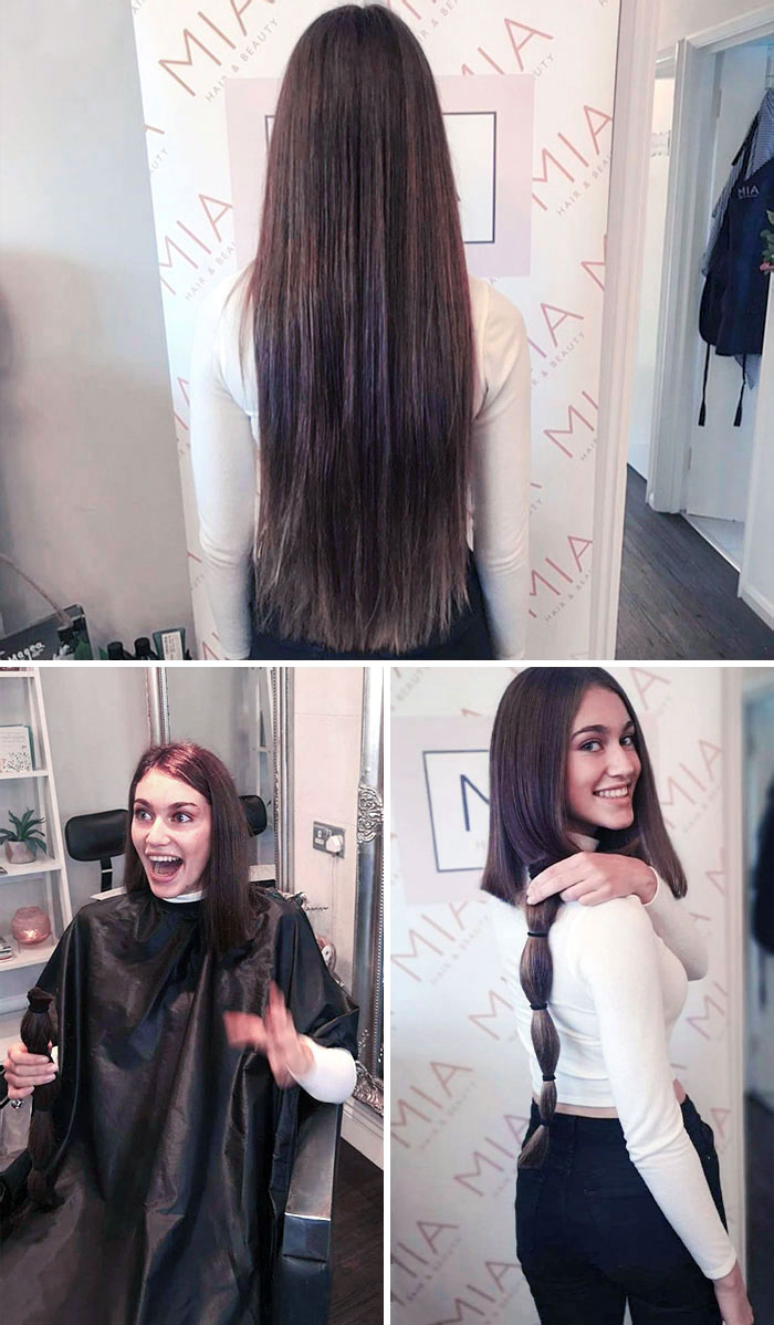 4. Considering Cutting Your Hair Short. Use This Picture Perfect Hair Donation As An Example. Heather Decided To Donate 18 Inches Of Her Long Hair To The 