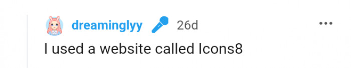 ... Head over to icons8.