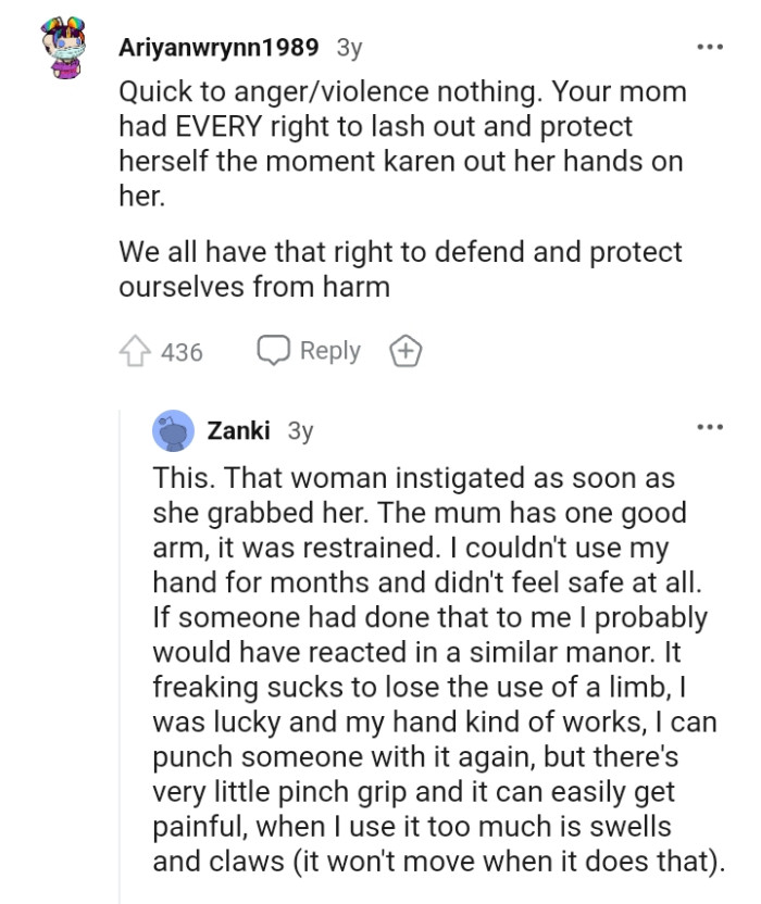 We all have the right to defend ourselves