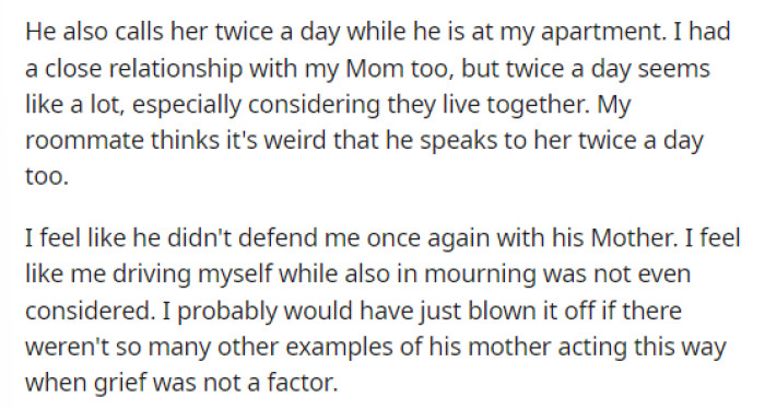 These kinds of things aren't necessarily normal, and their relationship might be a little dependent and unhealthy.