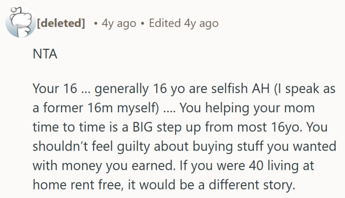 Most teens aren’t exactly known for funding the household. Exactly!