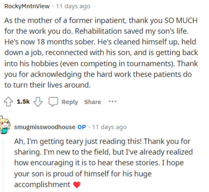 Commenters expressed their support for OP and her stance. They praised her response and conveyed their appreciation for her actions.